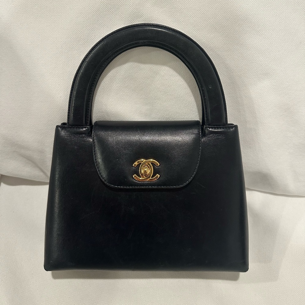 RARE Chanel Vintage Black Kelly Bag